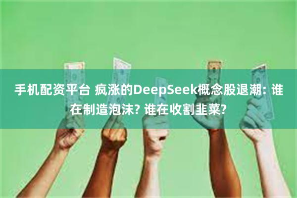 手机配资平台 疯涨的DeepSeek概念股退潮: 谁在制造泡沫? 谁在收割韭菜?